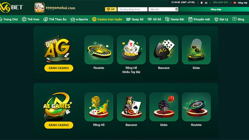 Tài xỉu online V9bet